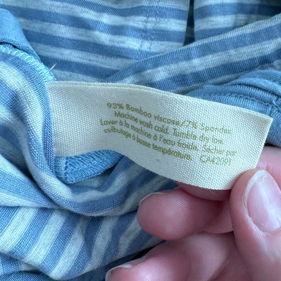 This Is J Bamboo Pajama Set - Striped Blue - Picture 5 of 8